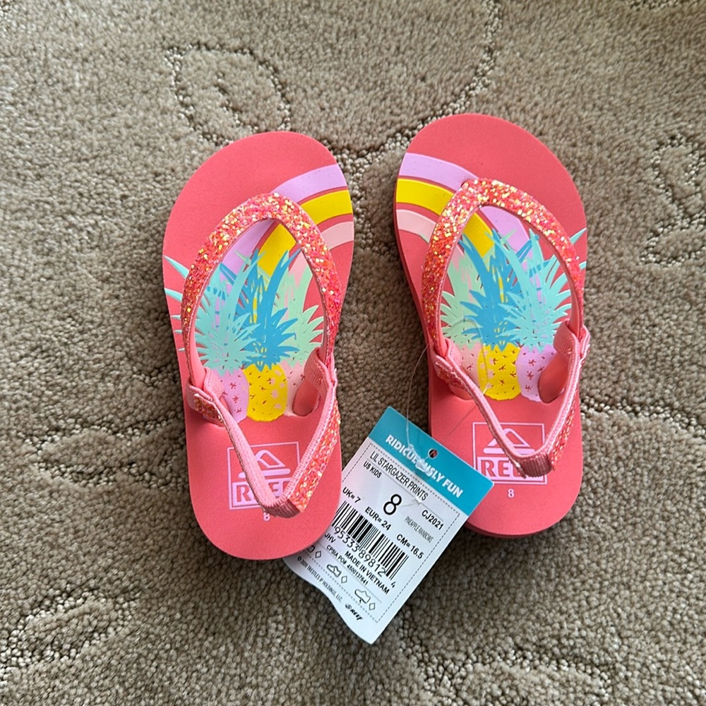 REEF flip flops size 8